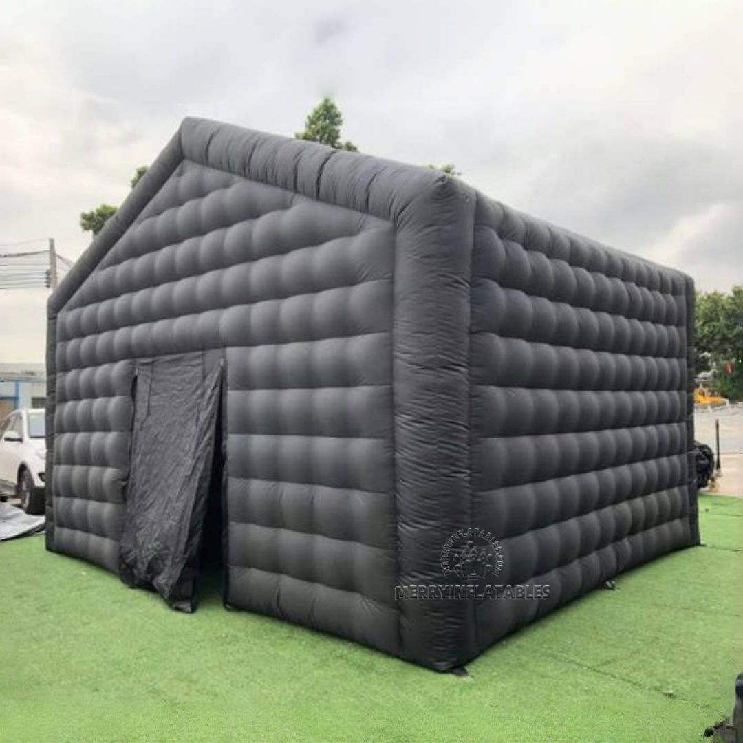 black tents
