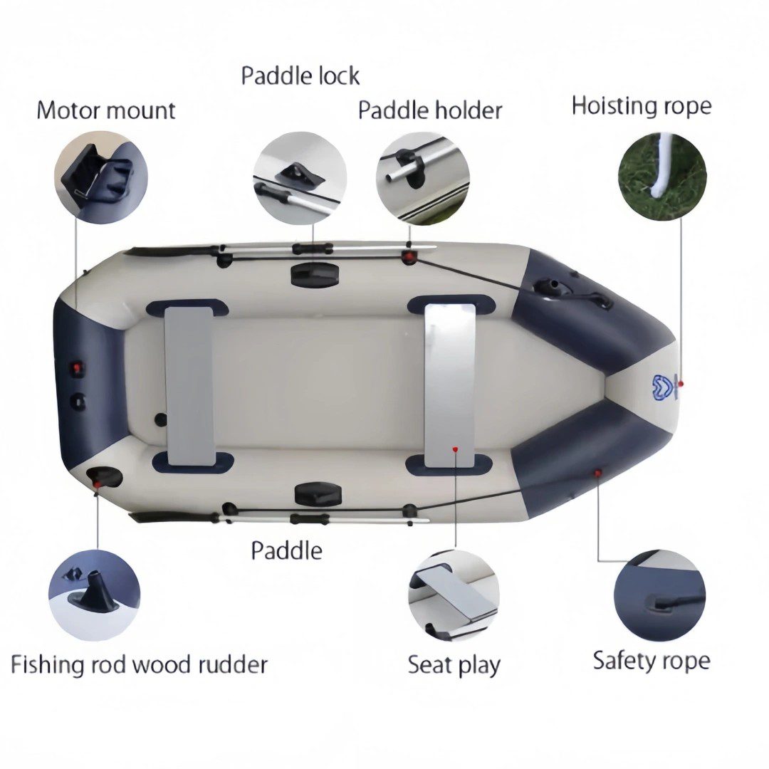 inflatable boat rowboat 3