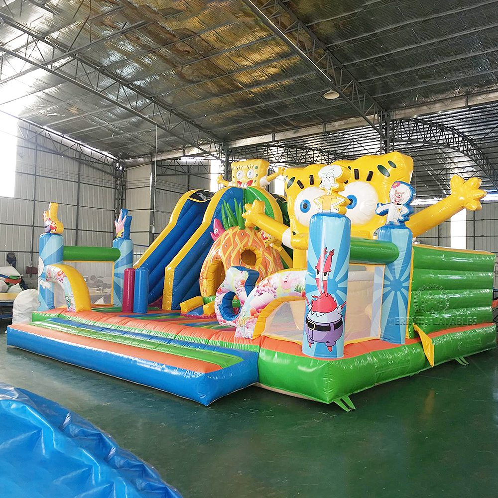 海绵宝宝乐园-8X7X5-Spongebob-cartoon-theme-inflatable-playground-1