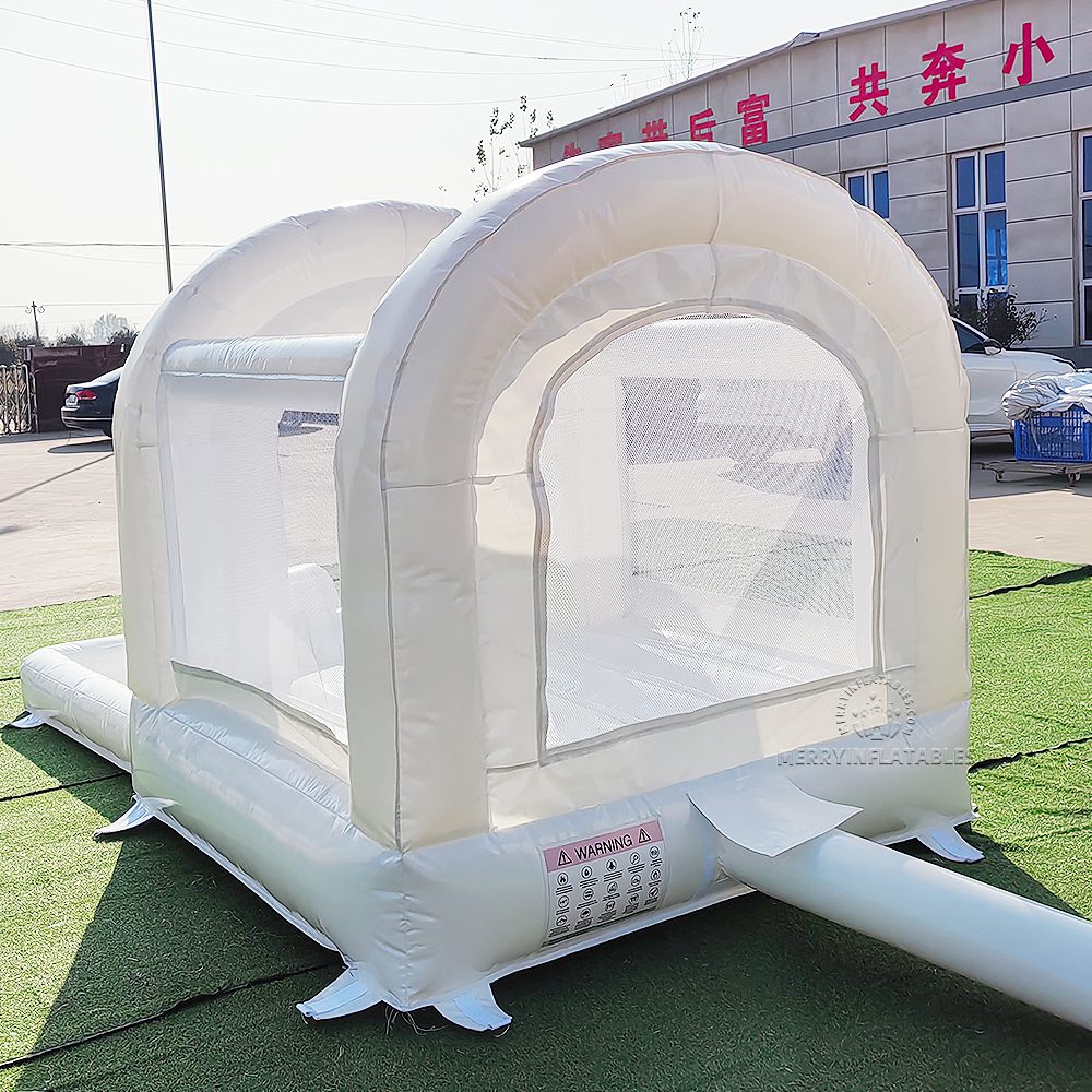 白色彩虹带球池-1