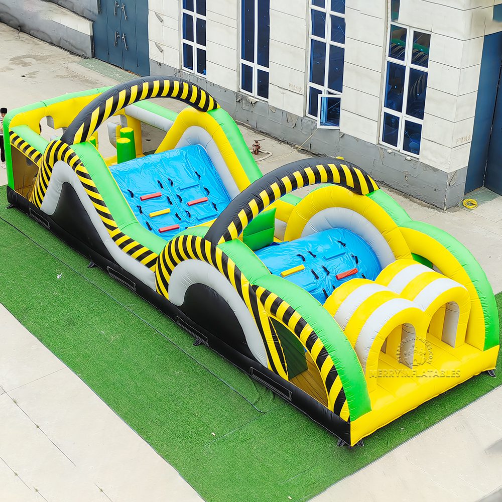 黄色障碍-Giant-Obstacle-course-inflatables-games-race-2