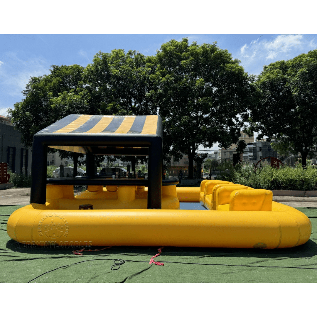 inflatble pool yellow 3