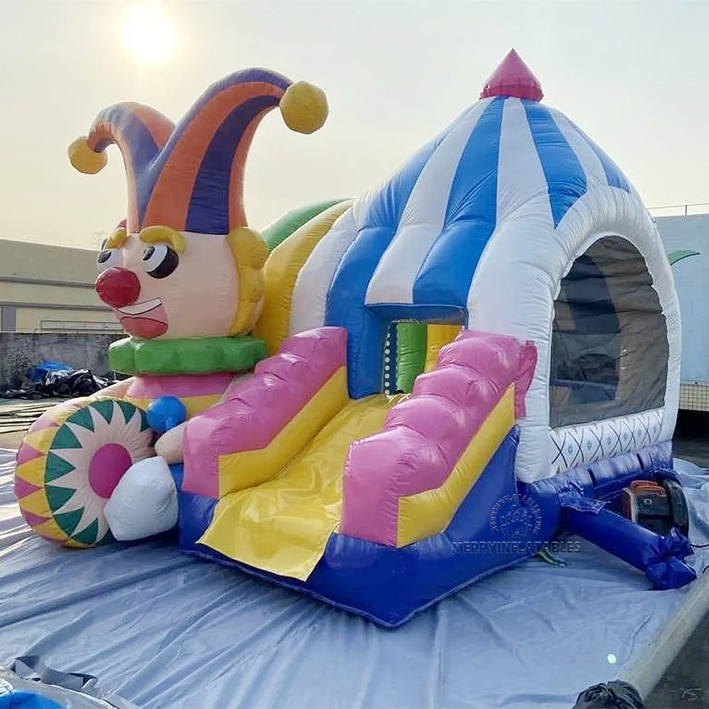 小丑滑梯-Clown-bounce-house-1