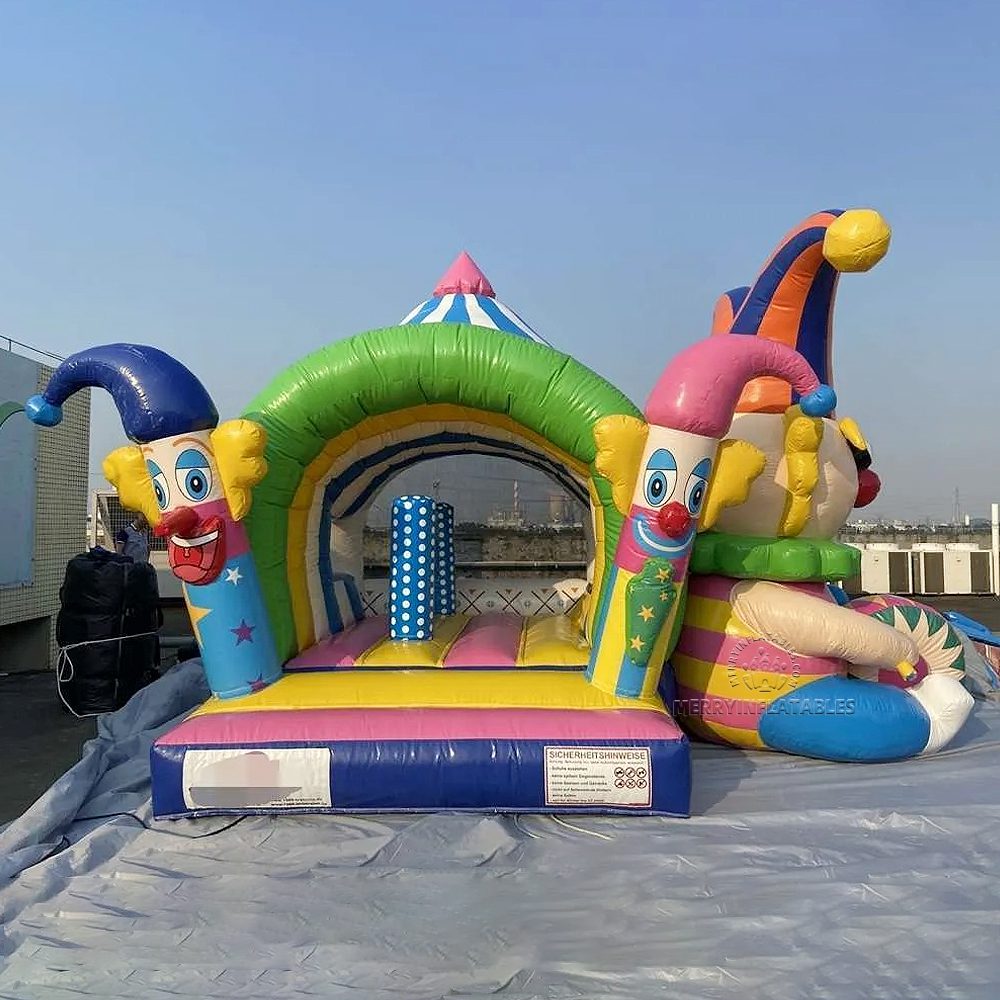 小丑滑梯-Clown-bounce-house-2