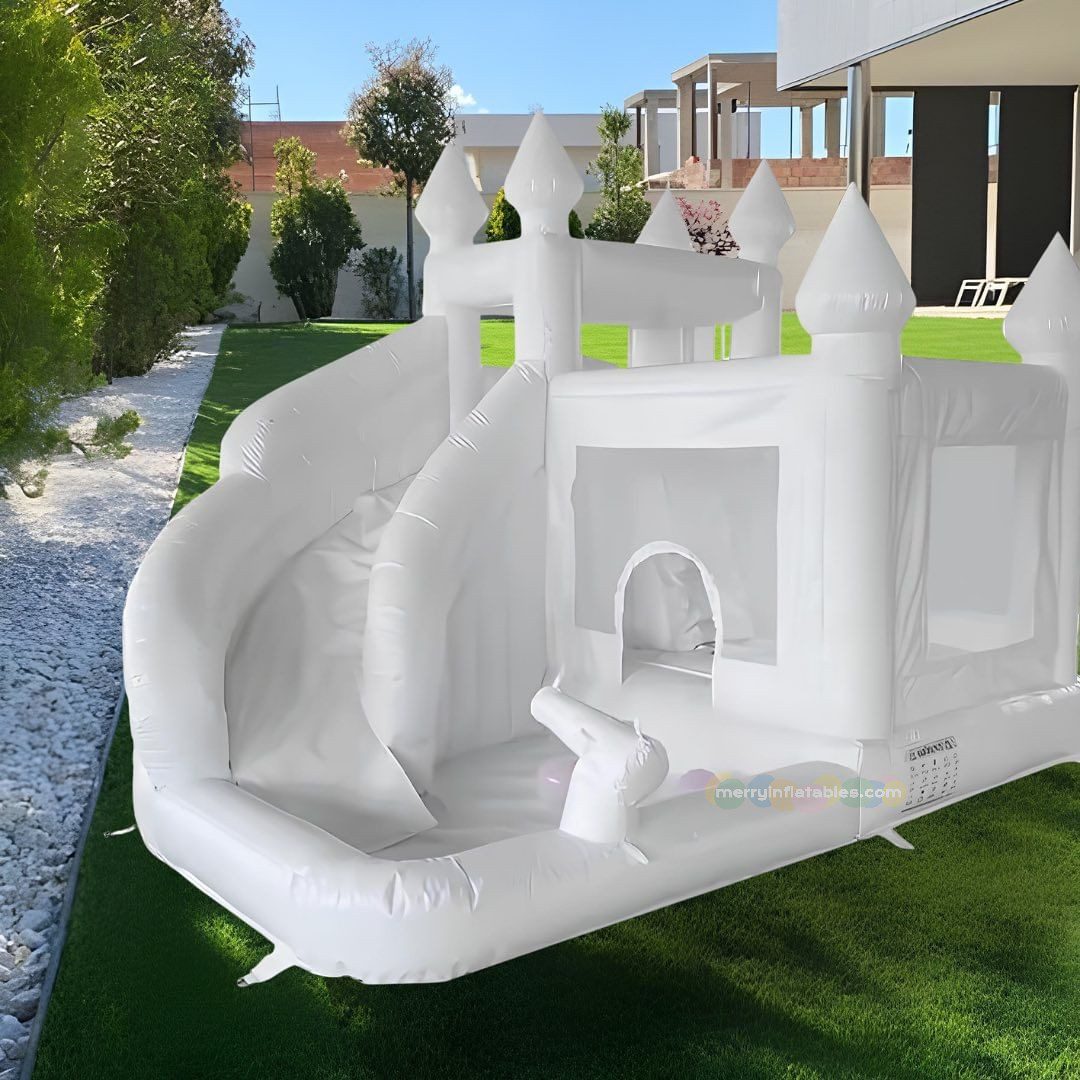 white bounce water slide 5