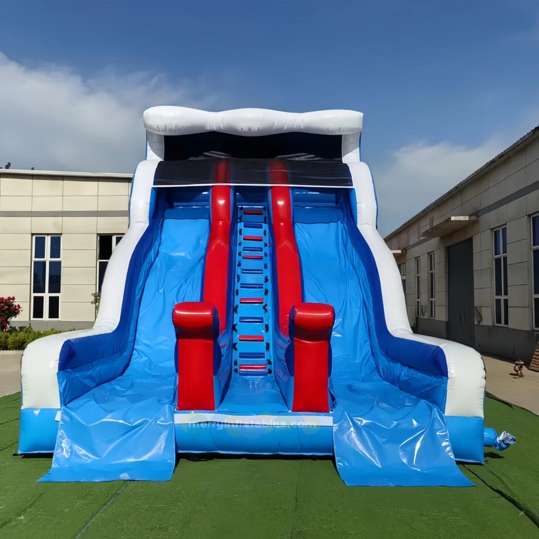 Blue double slides 2