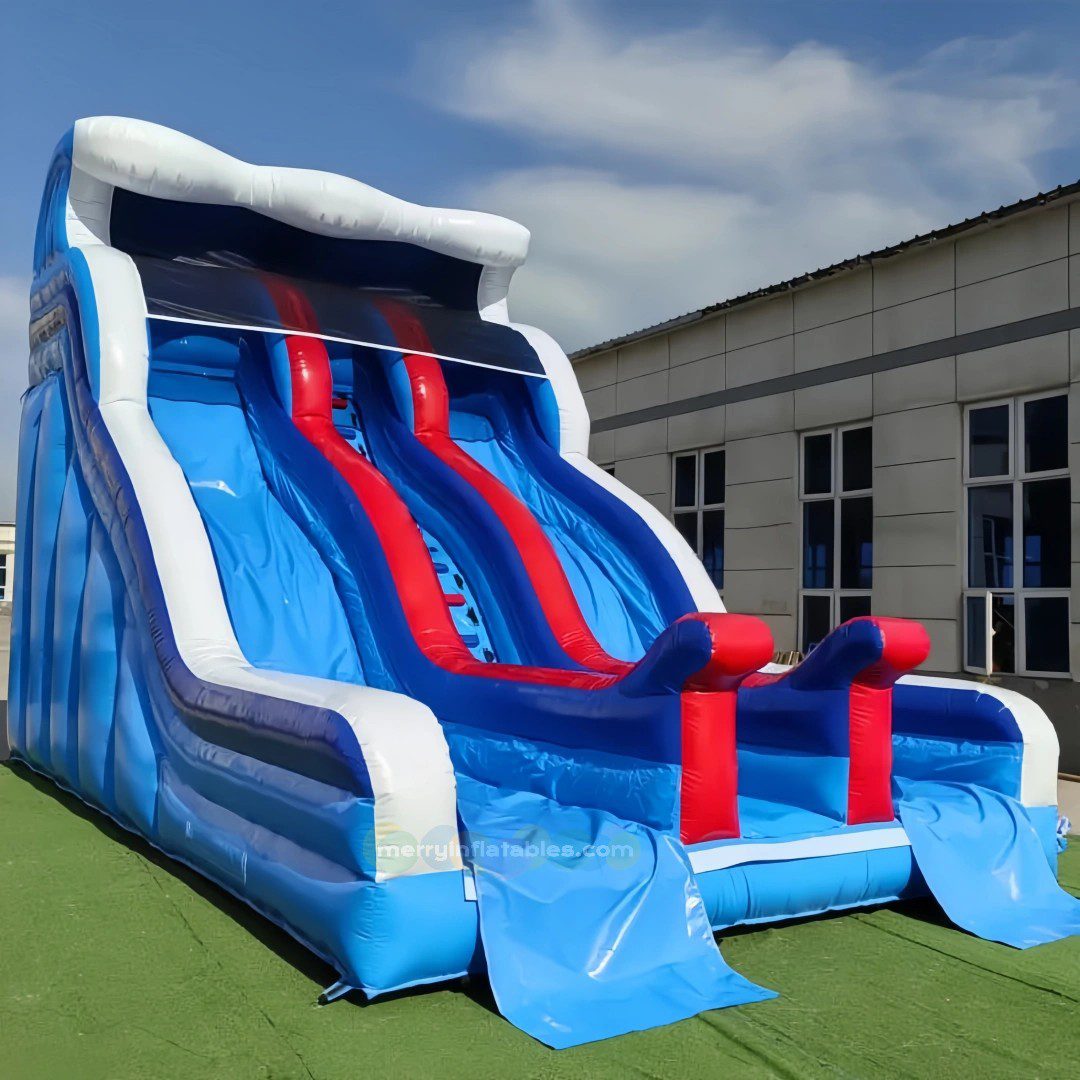Blue double slides 3