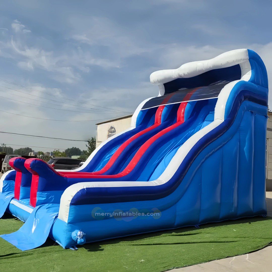 Blue double slides 4