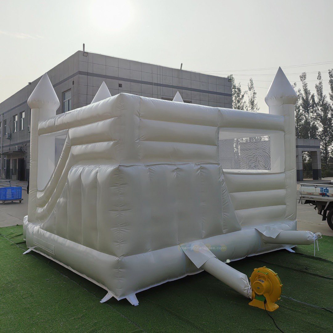White bounce house 2
