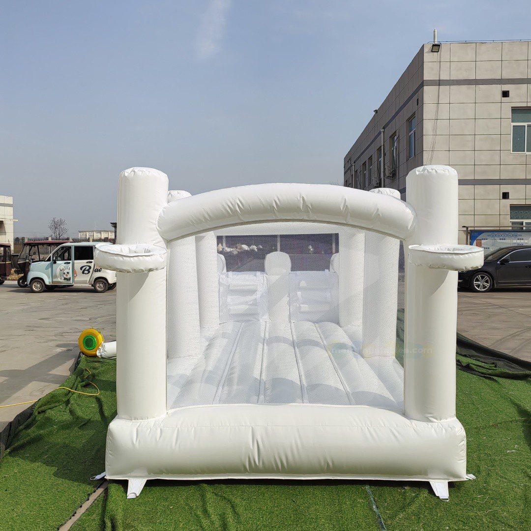 white slide with pool 3