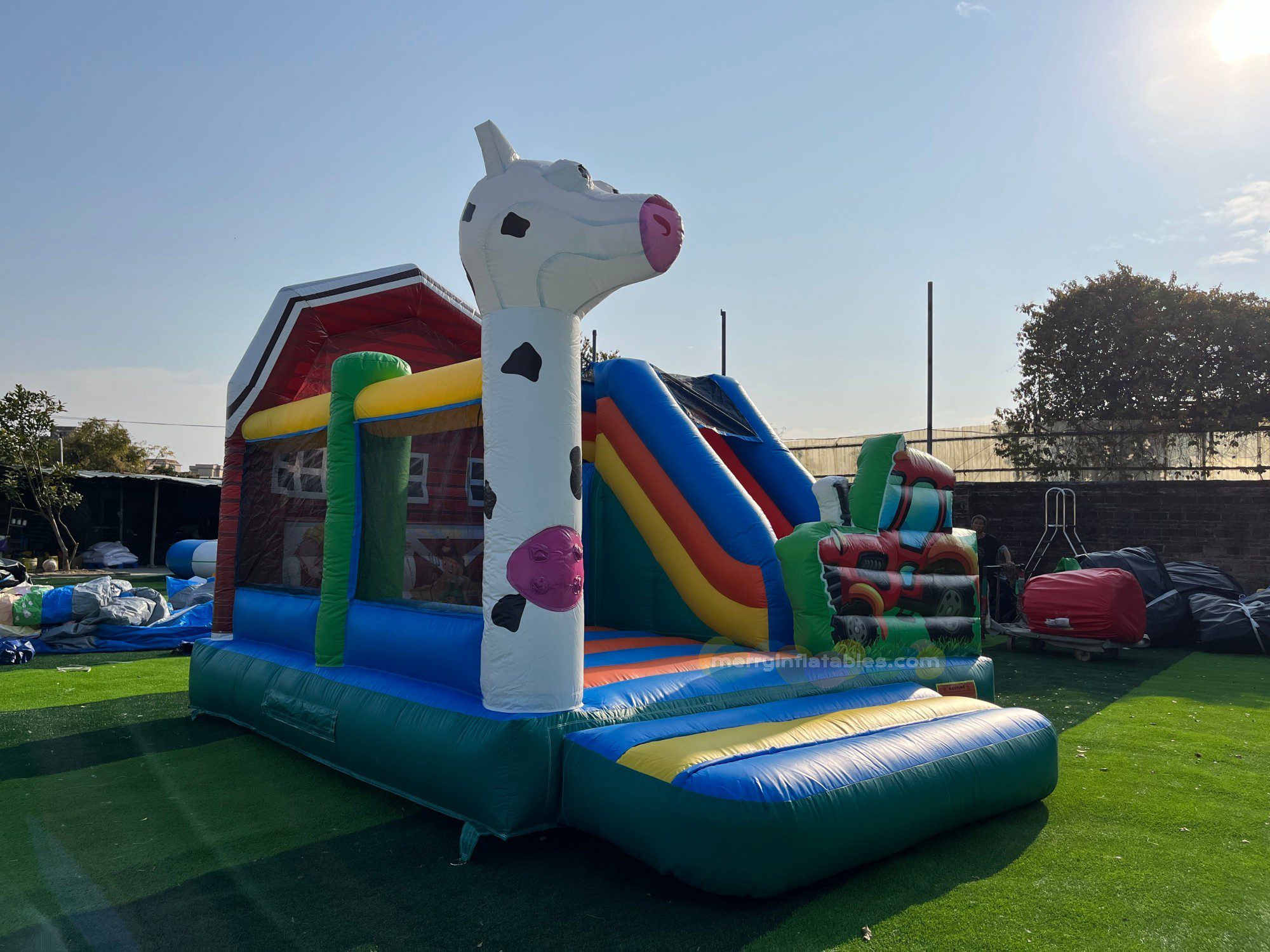 farm bounce house 1