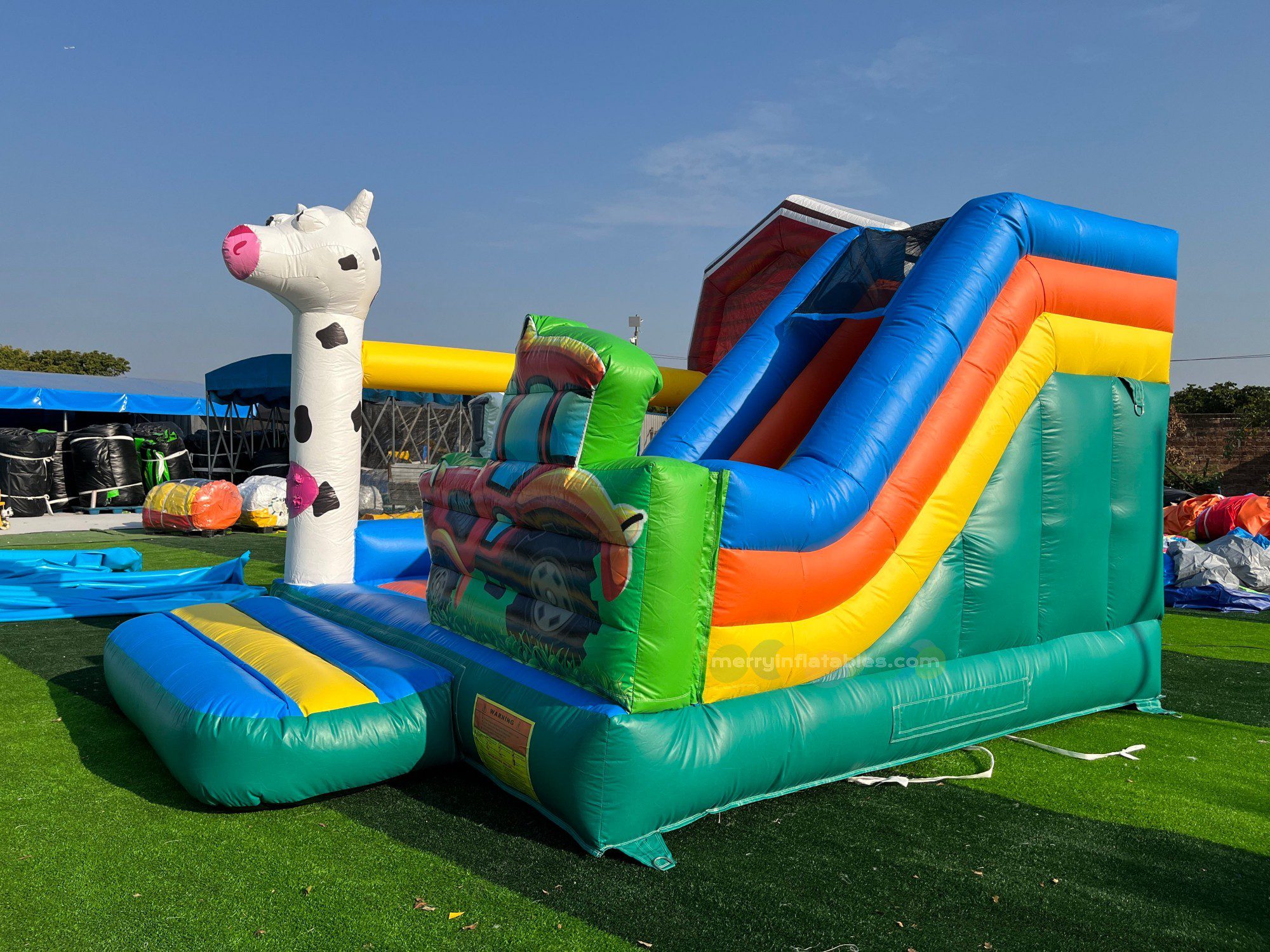 farm bounce house 3