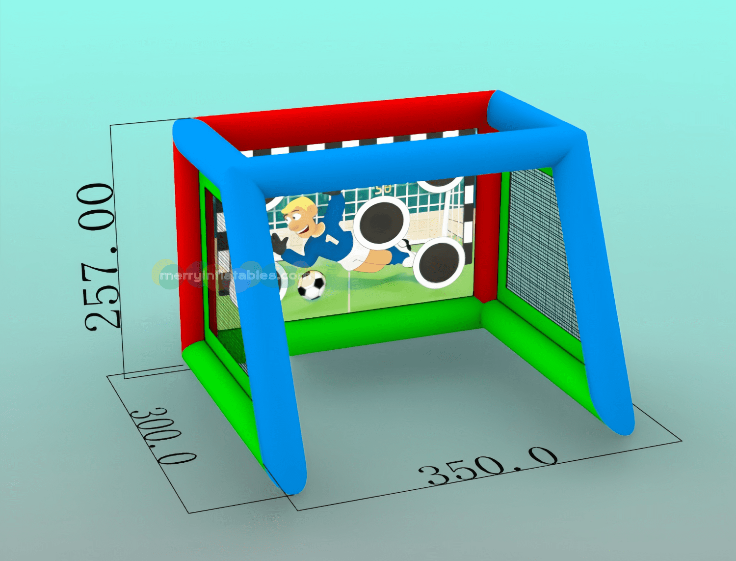 Inflatable shooting goals 2