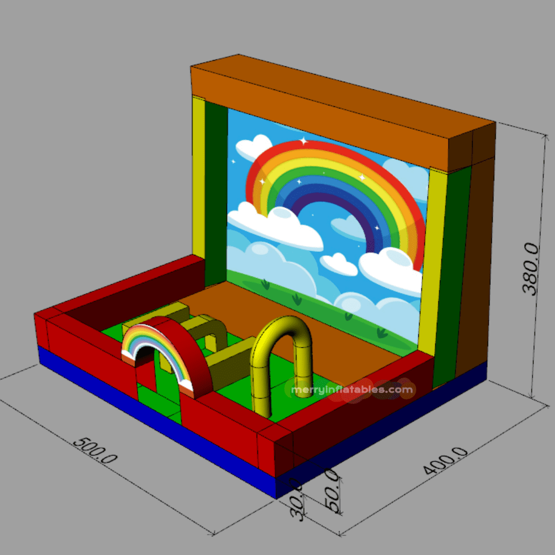 climbing wall rainbow1