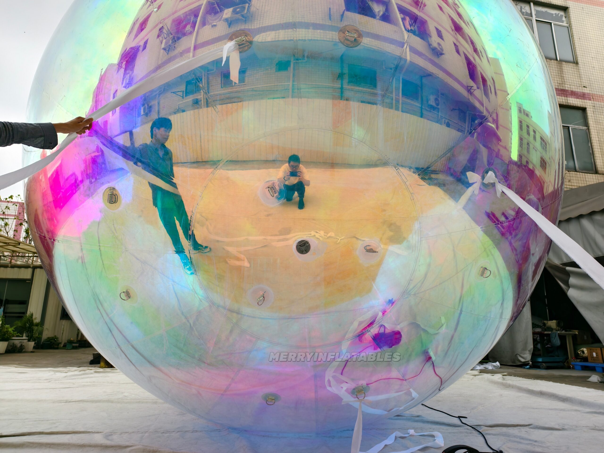 Iridescent rainbow color ball 1_副本