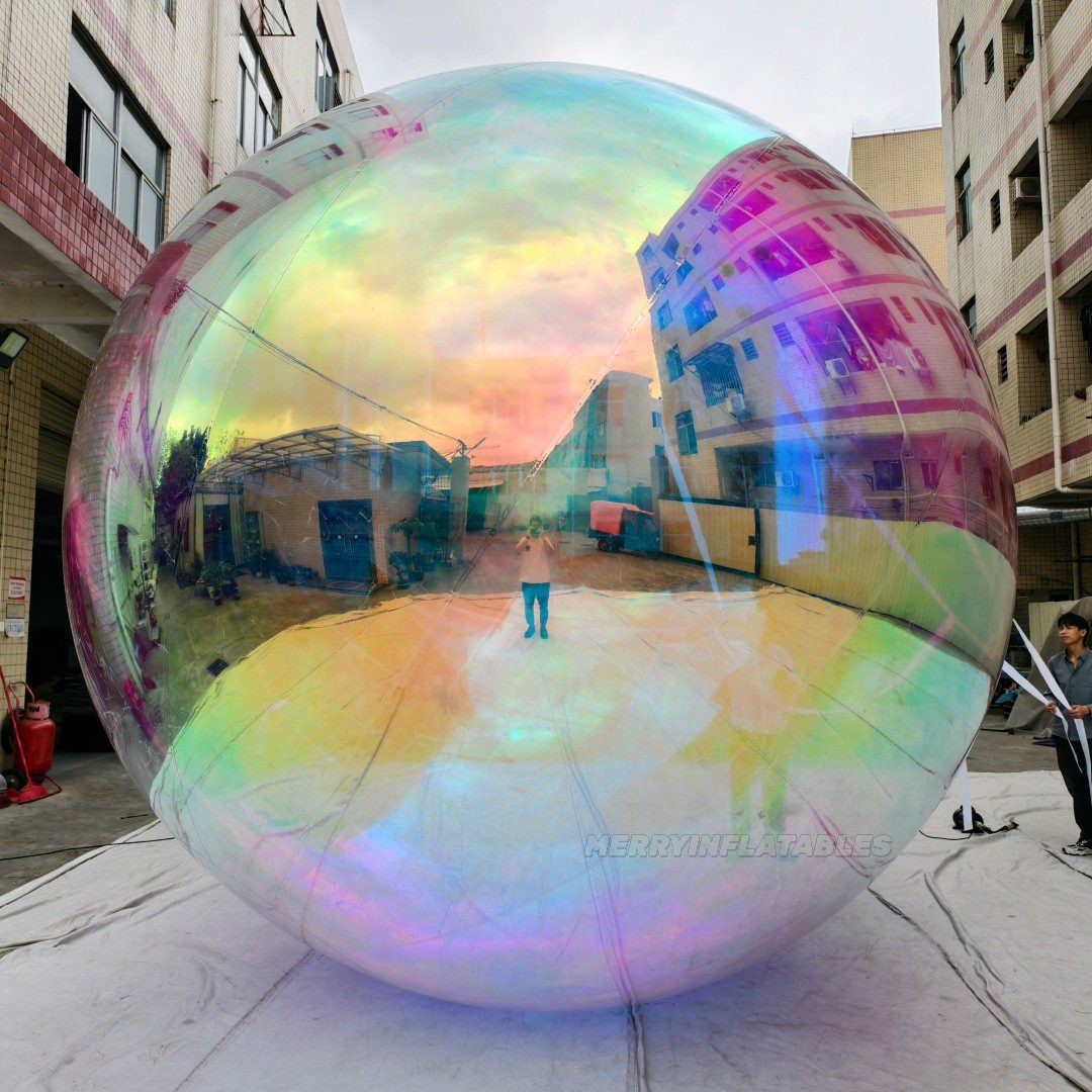 Iridescent rainbow color ball 2