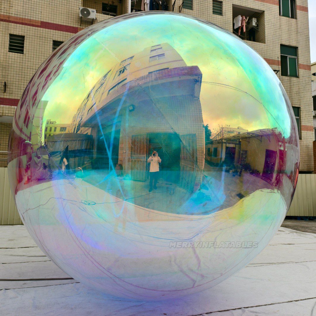 Iridescent rainbow color ball 5