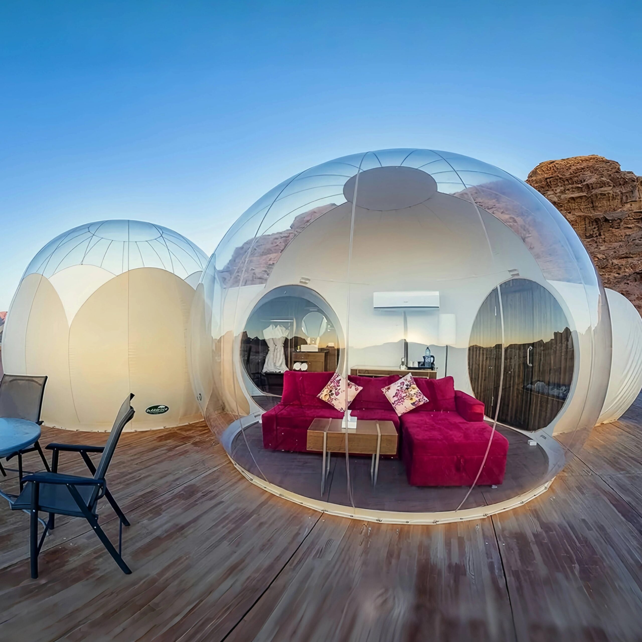 bubble tent 3